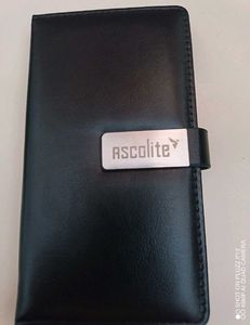 Gift Set:- Ascolite Black Notebook and Pen Set