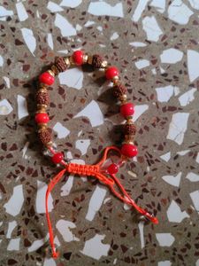 Red Beaded Bracelet