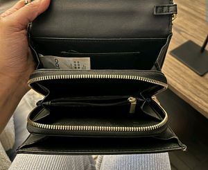 ALDO Black Crossbody Bag with Chain Detail