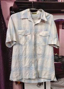 Striped Button-Down Shirt