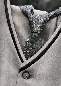 Grey Tuxedo With Tie