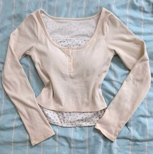 Padded floral top
