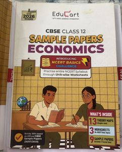 CBSE Class 12 Economics Sample Papers 2025-26