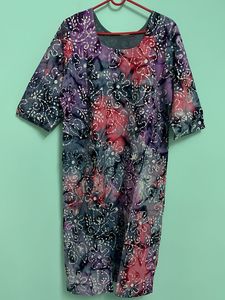 Vibrant Batik Print Kurta