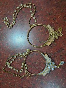 Exquisite Pearl & Kundan Nath