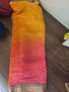Ombre Sunset Saree