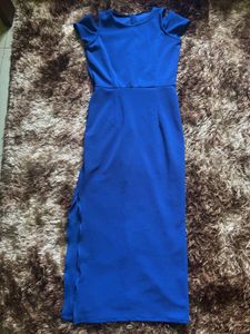 Fitted Blue Dress