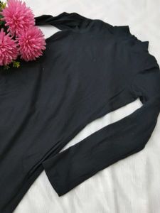 Black Tshirt Casual dress