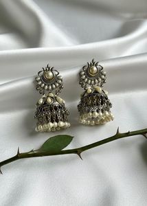 Pearl Jhumka Earrings