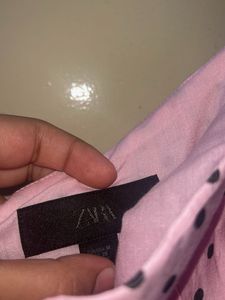 Zara polka dot dress