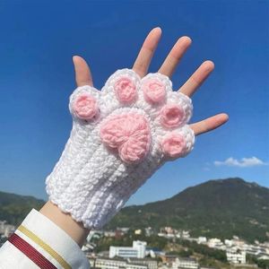 crochet Cat Paw Gloves