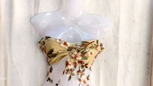 Sheer Embroidered Floral  Top