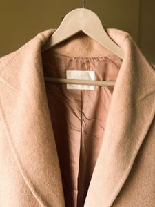 Elegant Blush Pink Trench Coat