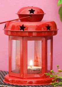Vintage Red Star Lantern