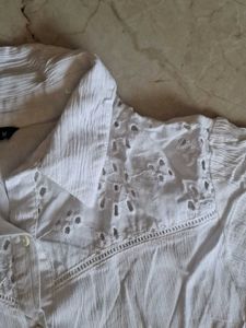 Classic White Button-Up Shirt