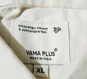 Vama Plus Men's Shirts 2  White & Blue