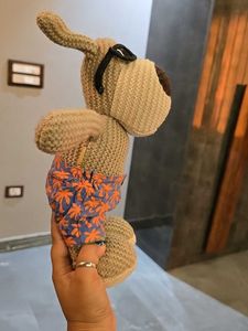 Doggy crochet toy