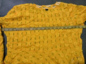 Yellow Anarkali Kurti 💛