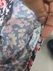 Floral Print V-Neck Mini Dress