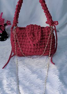 Chic Crochet Shoulder/hand Bag