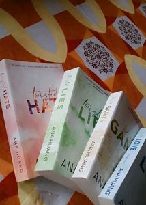 Twisted series,  Love + Hate + Game + Lies  by Ana