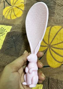 Rabbit Handle Rice Shovel Pink