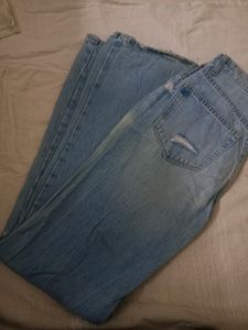 90's Wide Legs Light Wash Jeans