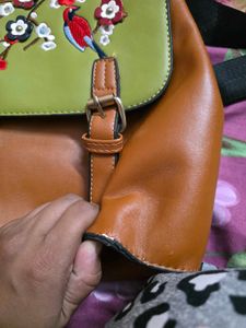 Cute Bird &amp; Flower Backpack
