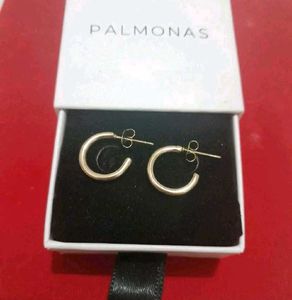 PALMONAS Gold Hoop Earrings