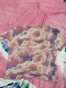 Dua Lipa Cloud Print T-Shirt