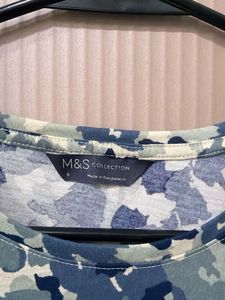 M&amp;S Floral Print T-Shirt
