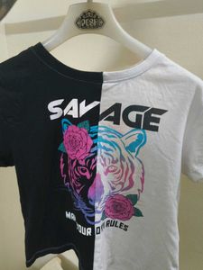 Savage Tiger Split T-Shirt