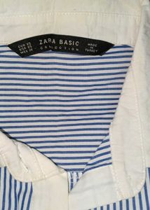 Zara Basic Striped Shirt