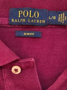 Ralph Lauren Burgundy Polo Shirt