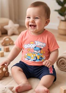 Boys/Girls "Good Time" T-Shirt &amp; Shorts Set