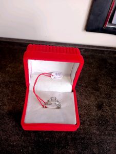 queen👑 Taj Pure Silver 925 Ring (Wt: 2.91gm)
