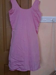 light Pink Sleeveless coordset( top and pant)