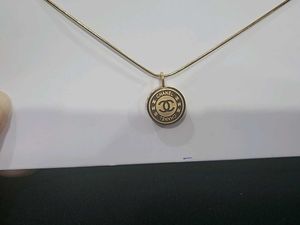 Chanel Gold Pendant Necklace anti-tarnish