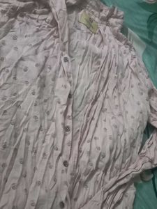 Eye Pattern Button-Down Shirt