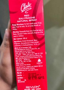 Revlon Charlie Red Eau Fraiche Spray