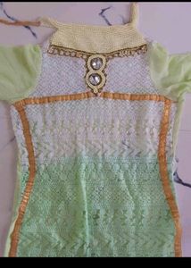 Mint Green Embroidered Salwar Kameez