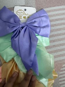 Multicolor Satin Bow &amp; Flower Hair Clips for Girls