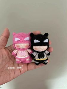 Crochet couple keychains