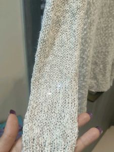 Cozy Knit sequin Cardigan