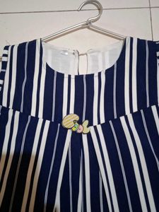 Striped Sleeveless Dress