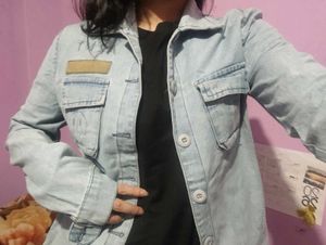 Stylish Light Blue Denim Shirt