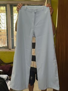 Light Blue Wide Leg Pants