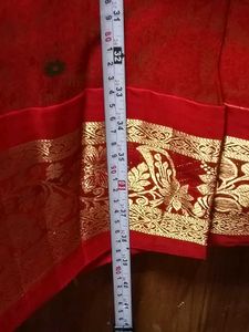 BrandNew Red&amp;GoldLehengaWithStitchedBlouse+Dupatta