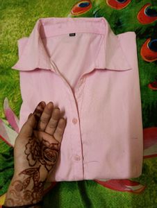 Pink Formal shirt For womens
