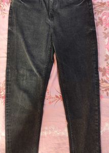 High Waisted Dark Wash Mom Jeans